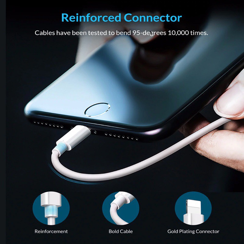 Dây Cáp Sạc Nhanh USB 1M 2M 6S 6 7 8 PLUS X XR XS 11 PRO Max SE 5S 5C 5