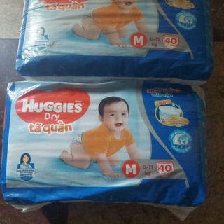 tã quần huggies cỡ M 40