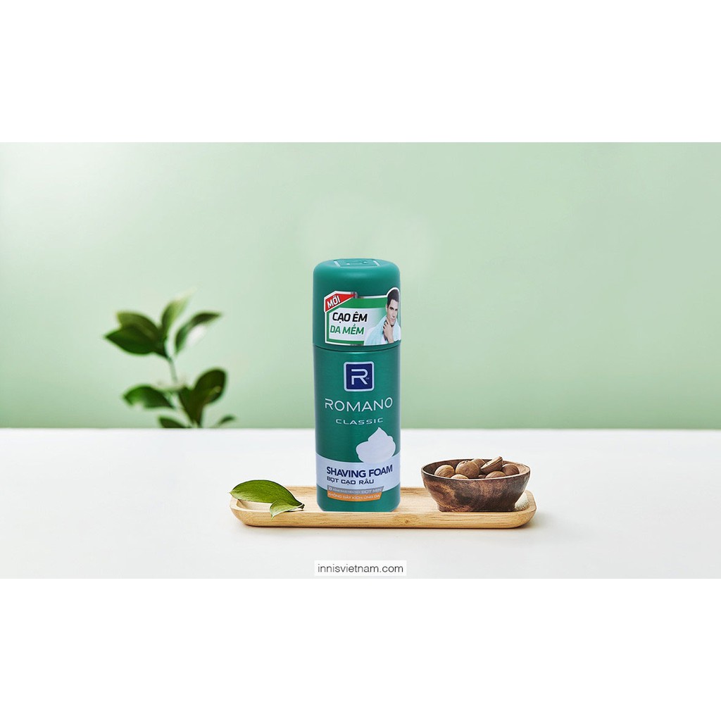 Bọt Cạo Râu Romano Classic 175ml