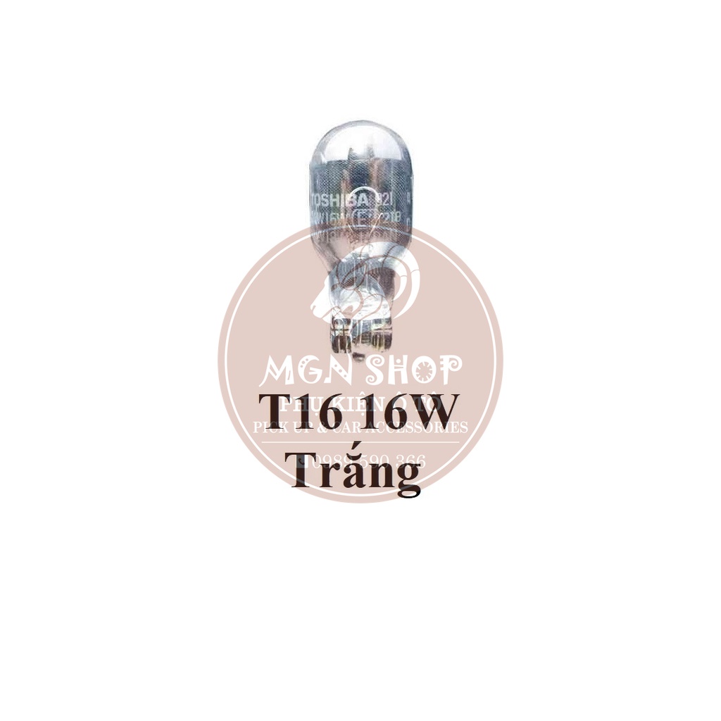 Đèn [Toshiba Halogen] [3200K] [T10 / T16 / T20 7440 / T20 7443] [01 bóng/bộ]