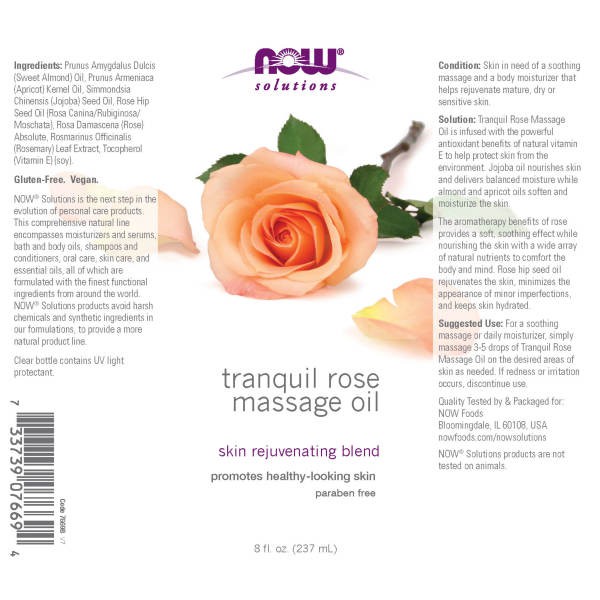 TRANQUIL ROSE MASSAGE OIL - Dầu hoa hồng massage Chai 237ml