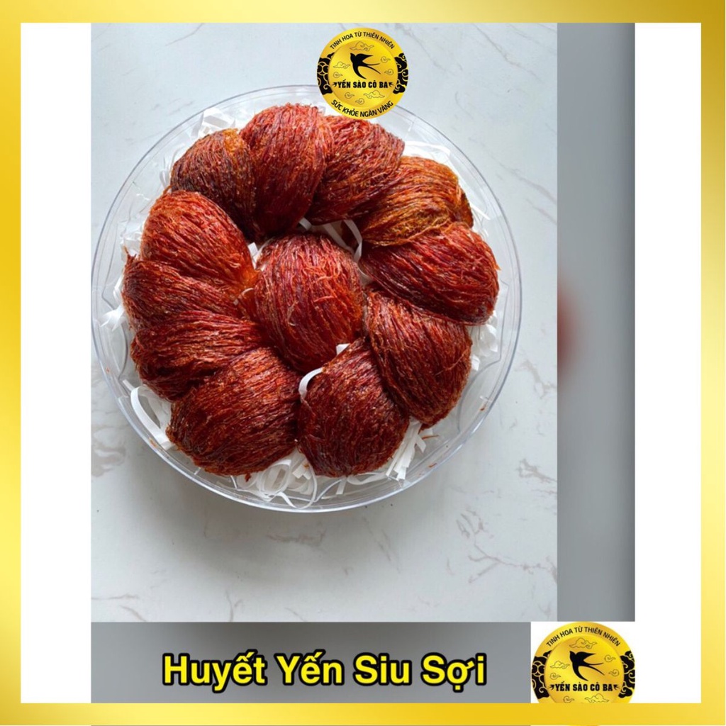 Huyết Yến Rút Lông Thiên Nhiên ( 50gr - 100gr )  + Quà  - YẾN SÀO CÔ BA - Nguyên Chất 100% Không Tẩm Đường