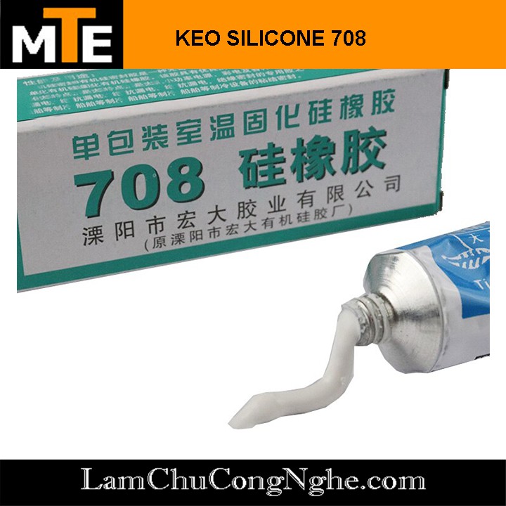 Keo Silicon 708 chịu nhiệt, chống ẩm dùng bảo vệ mạch, dán vật liệu