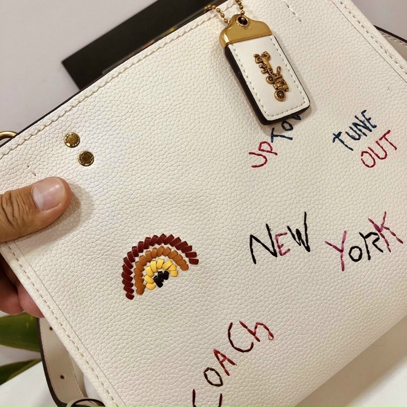 ✨ TÚI COACH DA ROGUE HOẠ TIẾT C3873