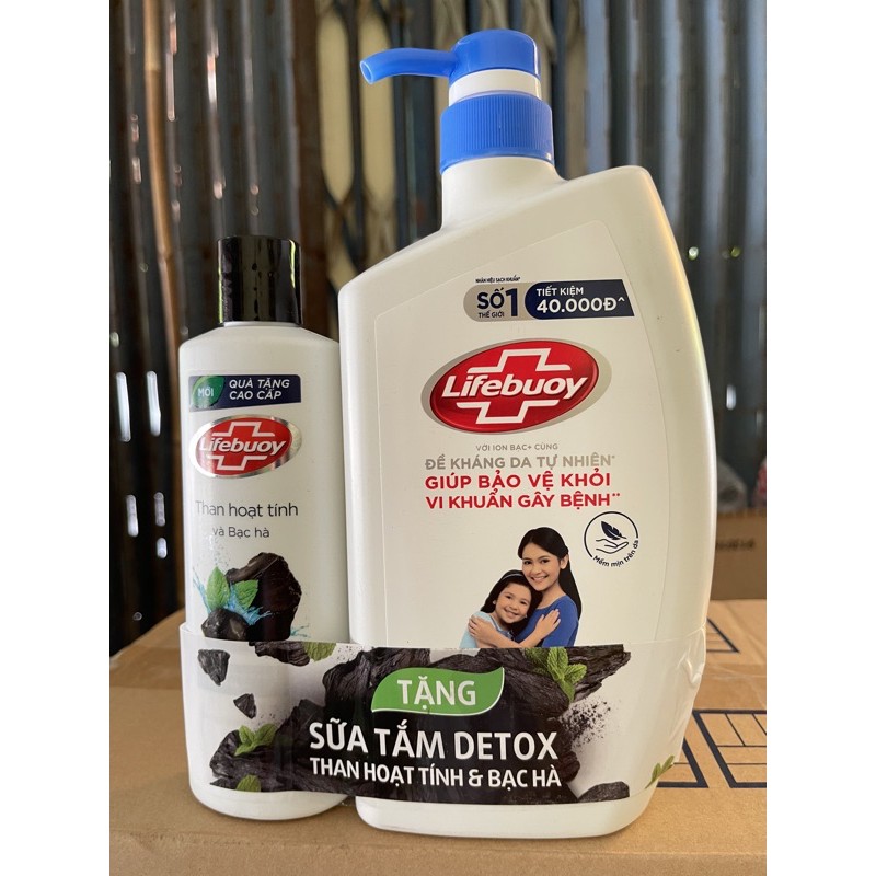 Lifeboy sữa tắm 850g chăm sóc da.