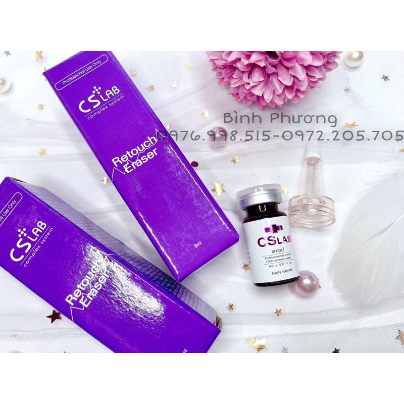 Dung dịch Cslab xoá TÍM - xoá xăm cũ,lâu năm,hút mực xăm cũ