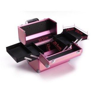 GIÁ SỐC - Cốp Đựng Đồ Nail - Mi - Makeup ( Cốp Khung Sườn Kim Loại Chắc Chắn )