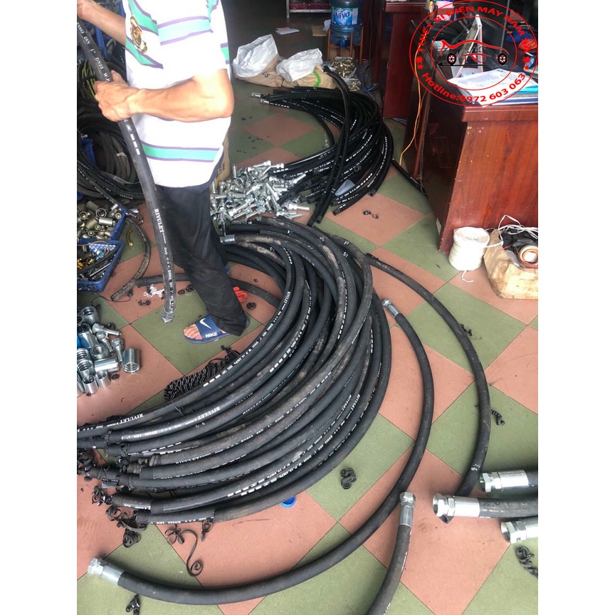 Ống dây tuy ô thủy lực 1 lõi thép hiệu Rivulet giá 10 mét dài