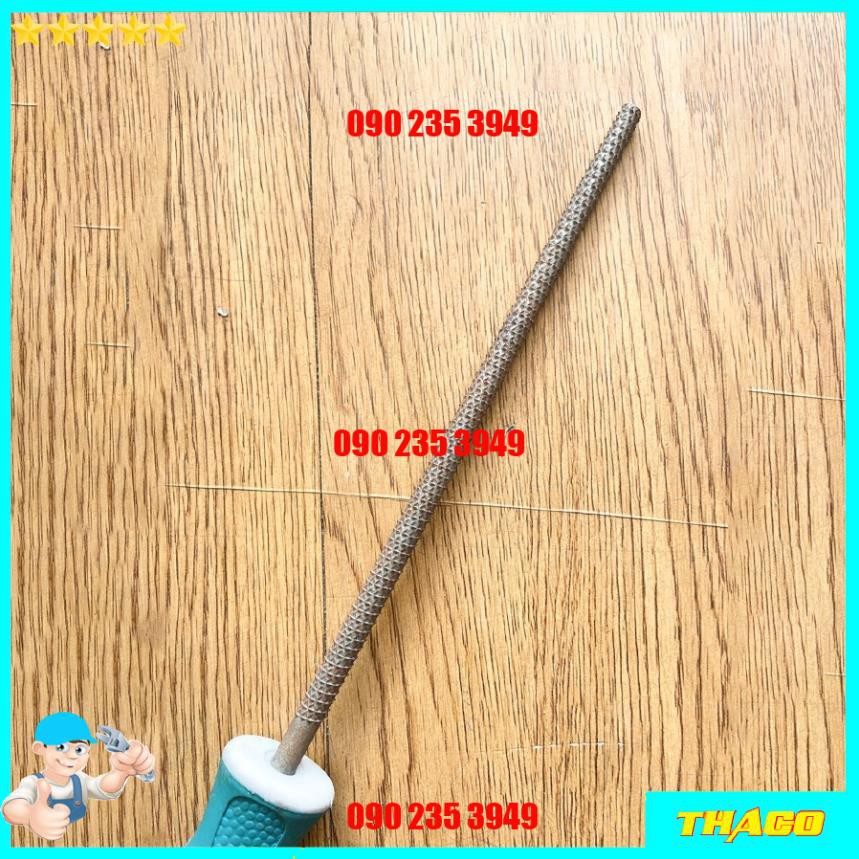 Giũa gỗ dẹp tròn bán nguyệt dài 200mm Total Ingco chất liệu thép cao cấp 1234