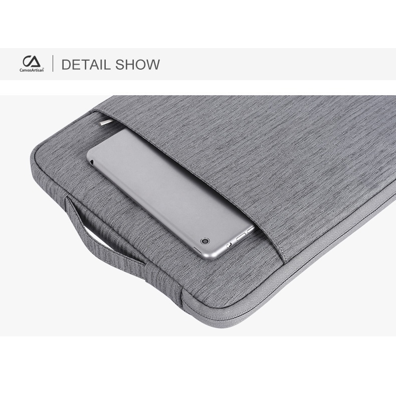 CanvasArtisan Túi đựng laptop vải chống sốc chống thấm nước có tay cầm tiện dụng thích hợp cho Surface Air Pro 11/12/13/14/15 inch