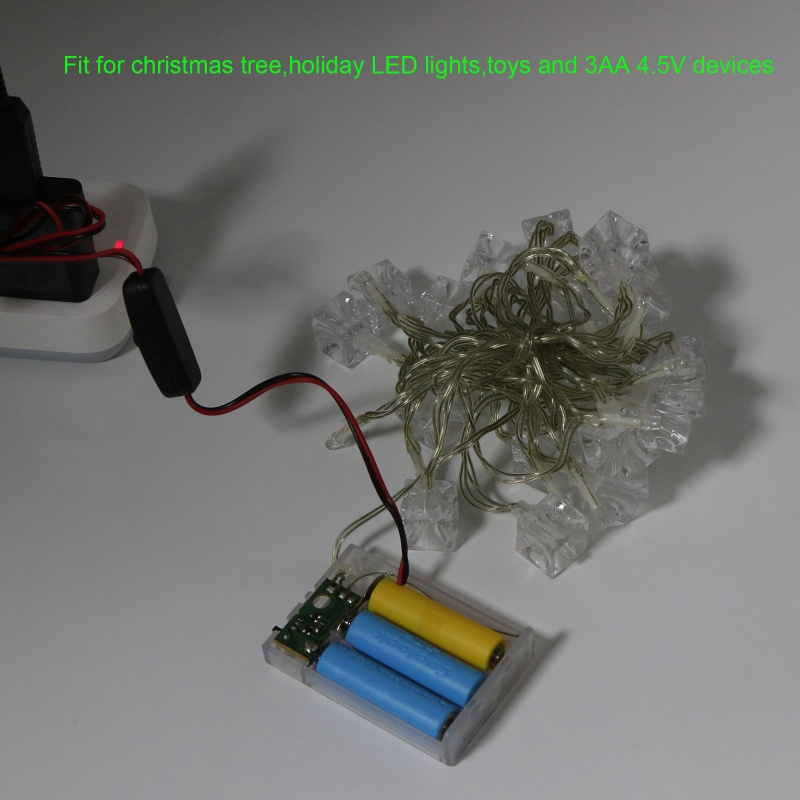 Dây Cáp Nguồn Loại C Dài 1 9m Có Thể Thay Thế Pin 3xAA