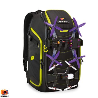 Balo TORVOL Quiad PITSTOP Backpack-Pro | Đựng máy FPV | Màu Đen / Xanh Neon