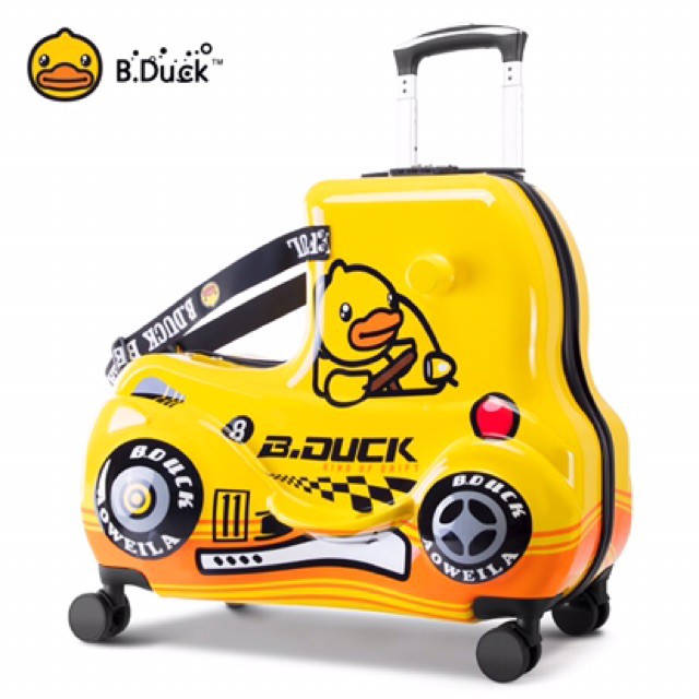 [HOT] Vali du lịch kéo kiêm ghế ngồi cho bé ô tô Vịt B.Duck 24inch