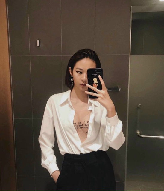 Áo lưới ống tatoo siêu hot dây kéo khoá -B0B | BigBuy360 - bigbuy360.vn