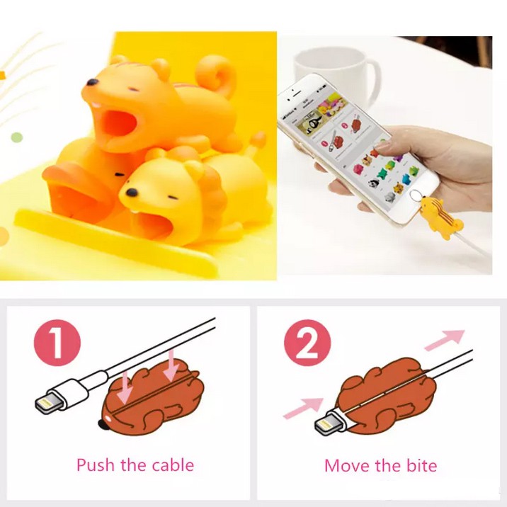 Phụ Kiện Bảo Vệ Dây Cáp Hình Nhân Vật Luffy Trong Phim Hoạt Hình One Piece Sự Bảo Vệ