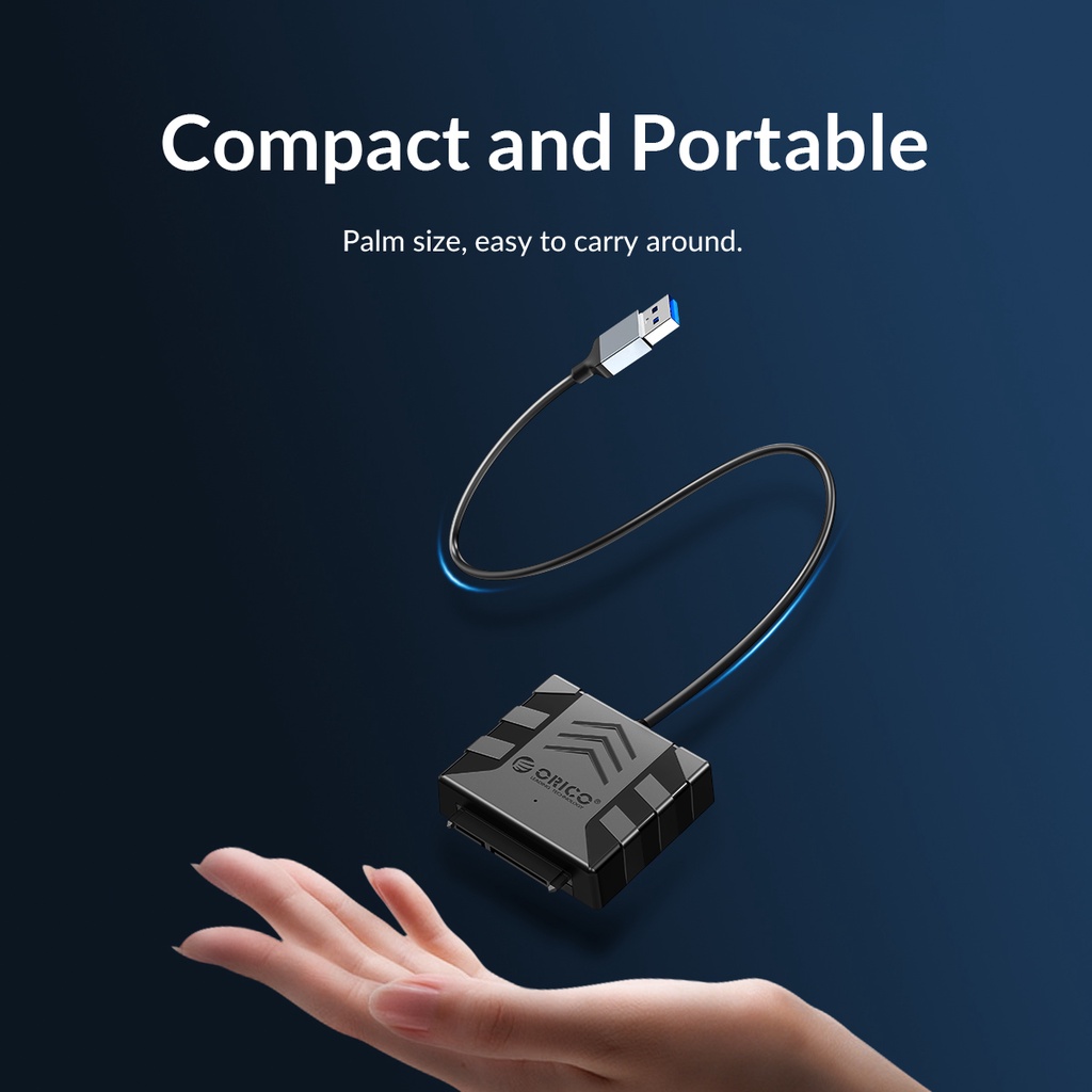 Orico Cáp Chuyển Đổi USB 3.0 Sang SATA 5Gbps SATA Cho Ổ Cứng Ngoài Macbook LaptopTV PS4