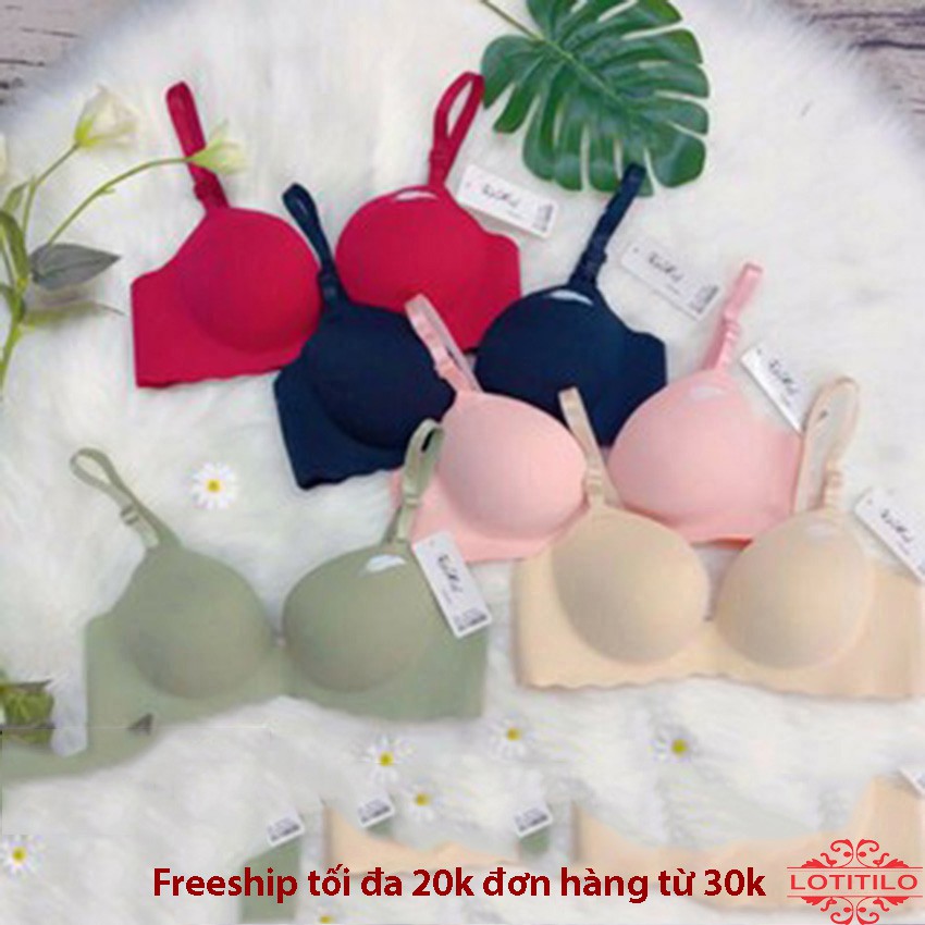 Áo lot nữ, áo ngực su đúc nâng ngực hình bàn tay, áo lót không gọng, đêm dày 2.5cm, quả tròn ôm ngực họa tiết lông vũ | BigBuy360 - bigbuy360.vn