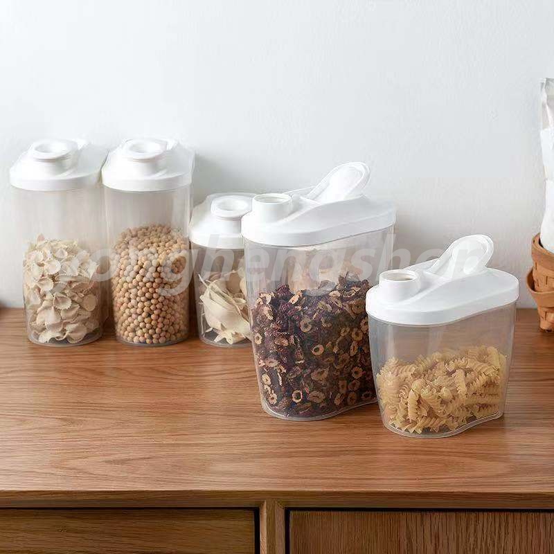 Hộp Nhựa Đựng Ngũ Cốc 1L / 1.5L Tiện Dụng