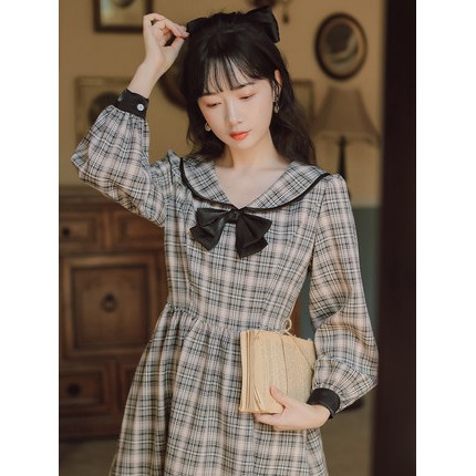 Bộ Váy Tiểu Thư Retro Vintage