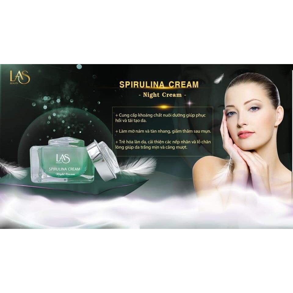 Kem dưỡng da ban đêm Spirulina Cream Las Beauty | BigBuy360 - bigbuy360.vn