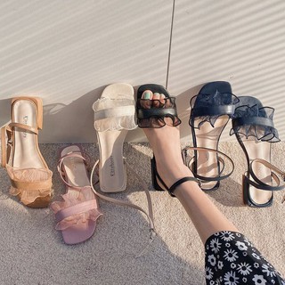 Giày Sandal Nữ Đế Thấp Thời Trang Hàn