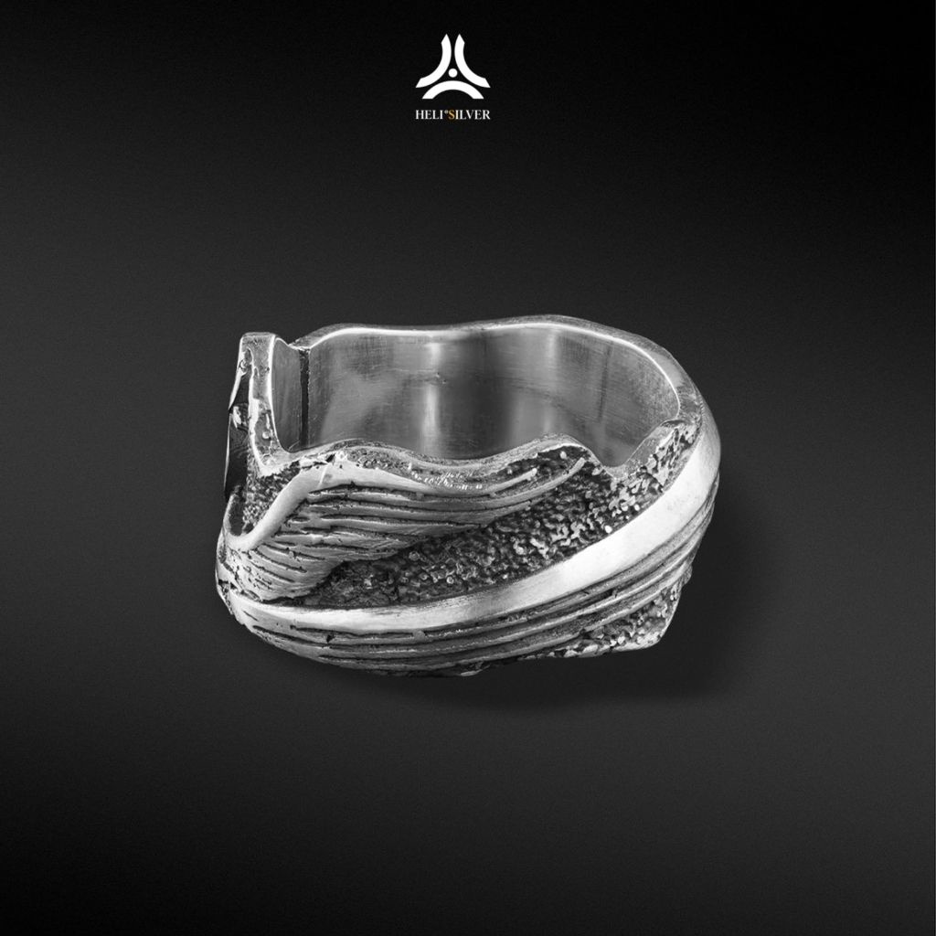 Nhẫn bạc nam, nữ HeliSilver Phoenix Ring Helios Original S925