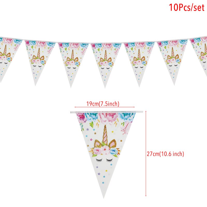 Dây Treo Trang Trí Tiệc Sinh Nhật Cho Bé Hình Kỳ Lân Dễ Thương