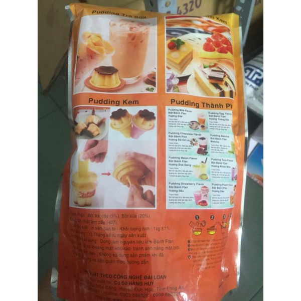 BỘT BÁNH PLAN HƯƠNG TRỨNG HOÀNG HUY ( DOU XIAN - 1KG)