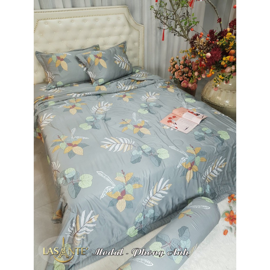 Bộ drap chun bọc kích thước 160x200 - Lasante Pháp (4 món)