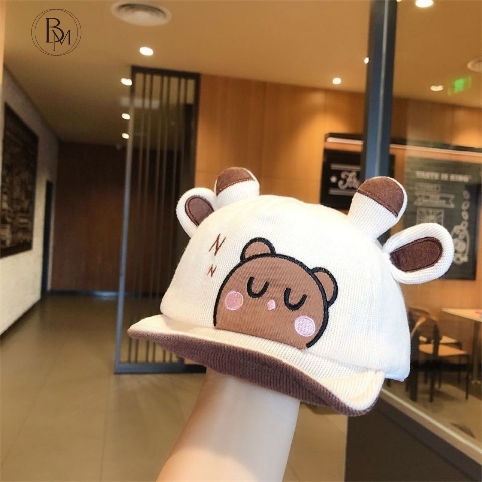 Mũ lưỡi trai BANMA tùy chọn họa tiết vành mềm cho bé 4 tháng-2 tuổi