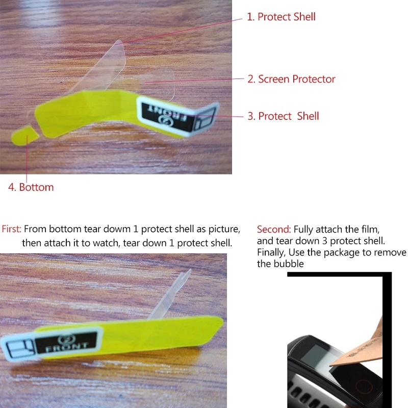 Set 2 miếng dán màn hình đồng hồ thông minh HD bảo vệ cho Samsung Galaxy Fit 2