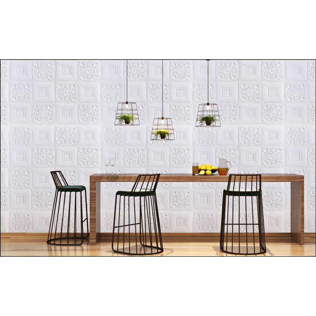 Xốp Dán Tường Mẫu Đính Đá Kích Thước 70*70 dày 4mm | BigBuy360 - bigbuy360.vn