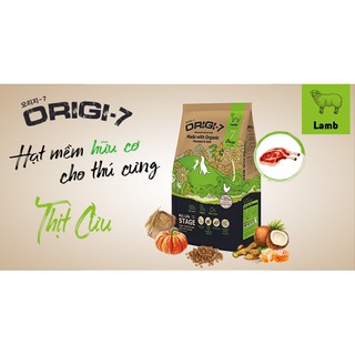 Hạt mềm hữu cơ ORIGI 7 cho chó vị cừu 1.2kg nhập khẩu hàn quốc