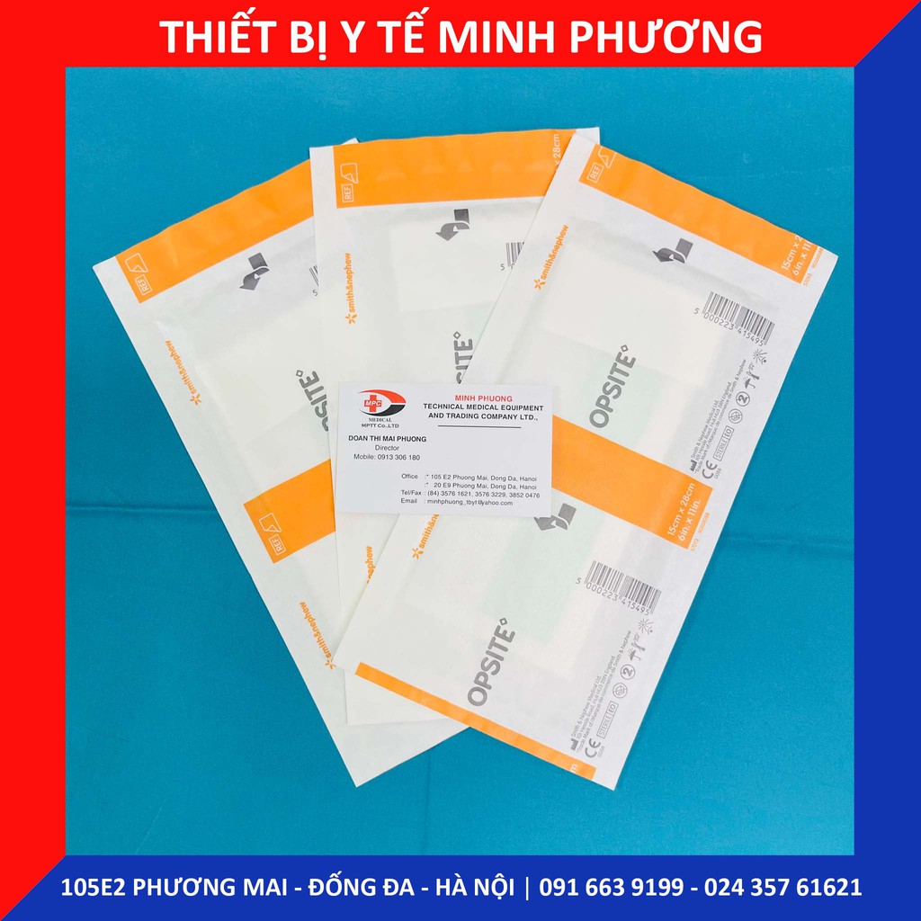 Băng dán phẫu thuật vô trùng trong suốt chống nước OPSITE