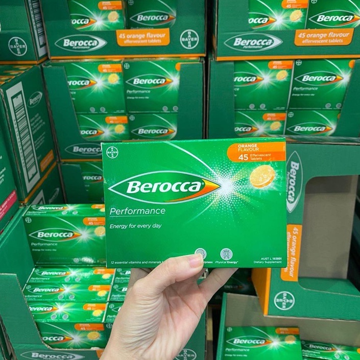 Viên Sủi Berocca 45 viên Úc