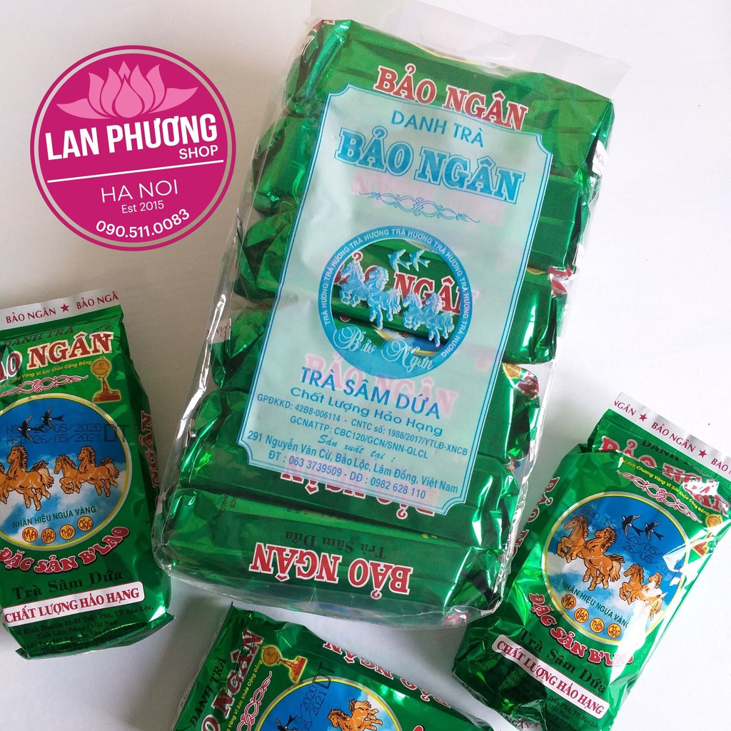 [420g: LỐC 6 GÓI NHỎ x70g] Trà Sâm Dứa BẢO NGÂN