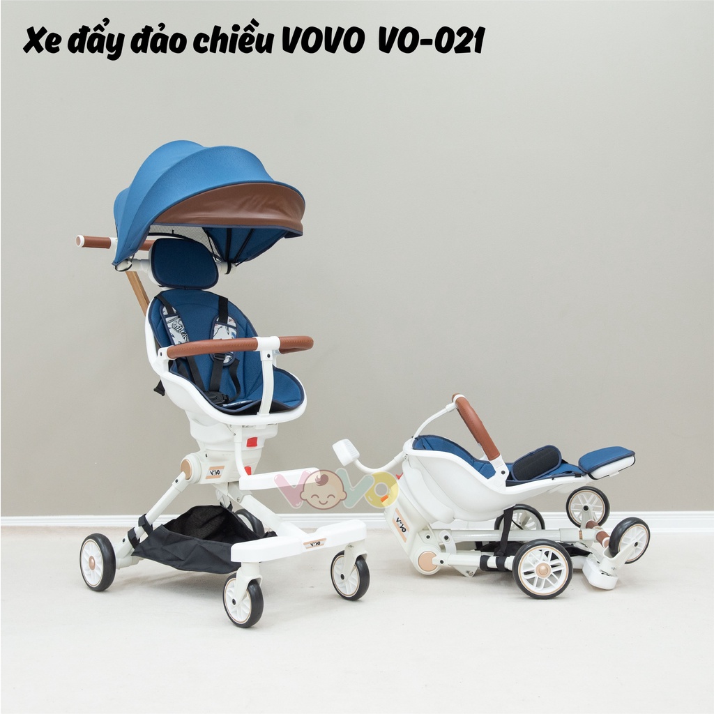 Xe đẩy đảo chiều vovo 021 cho bé dưới 4 tuổi