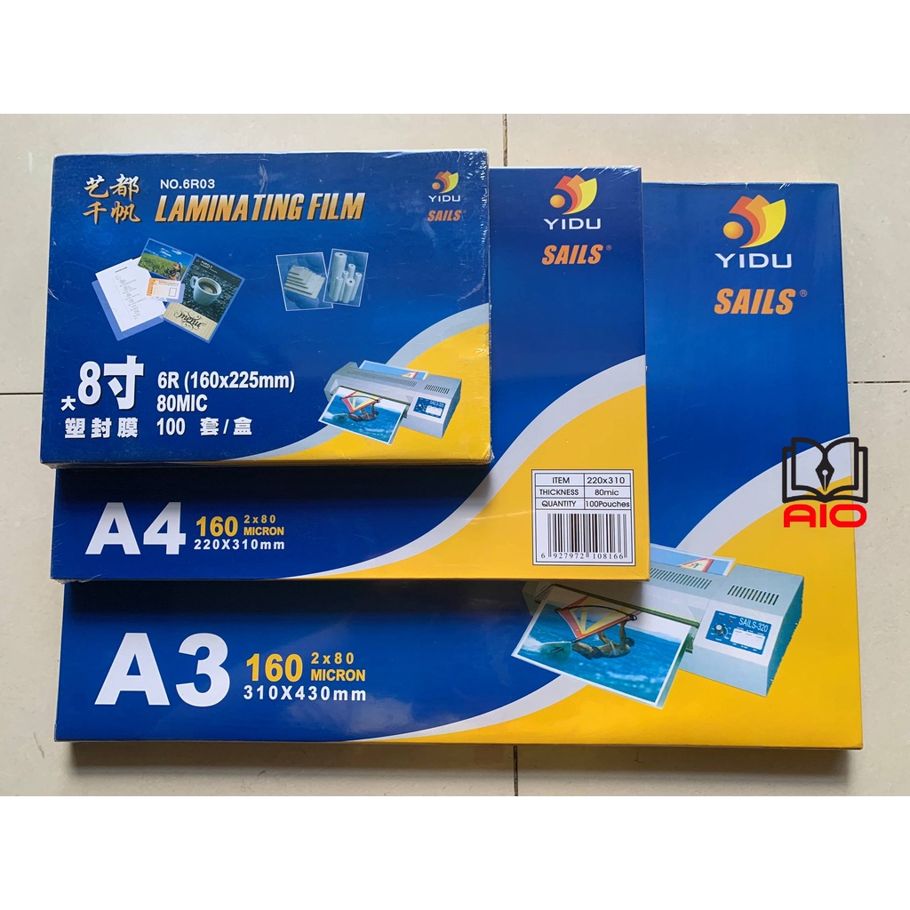 MÀNG ÉP PLASTIC 80 MIC KHỔ A3 / A4 / A5