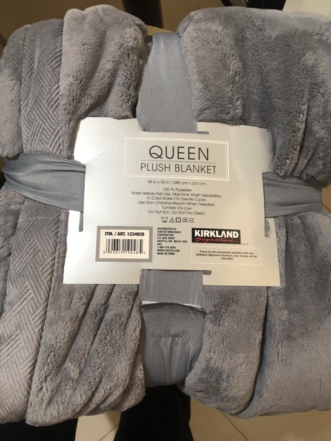 Mền lông cừu Queen Kirkland size 248 x 233