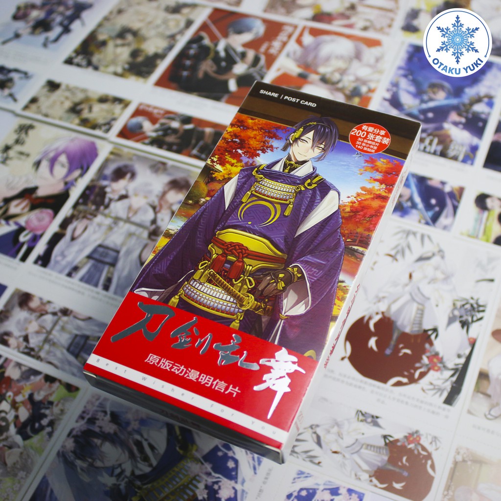 Bưu Thiếp Postcard Touken Ranbu