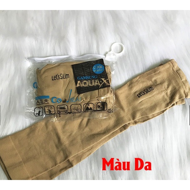 Găng Tay Chống Nắng Xỏ Ngón Let's Slim Aqua-X