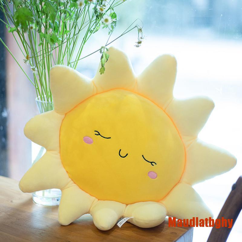 MAbghy Sun Cloud Plush Pillow Stuffed Soft Creative Kids Toys Car Pillow Home D
