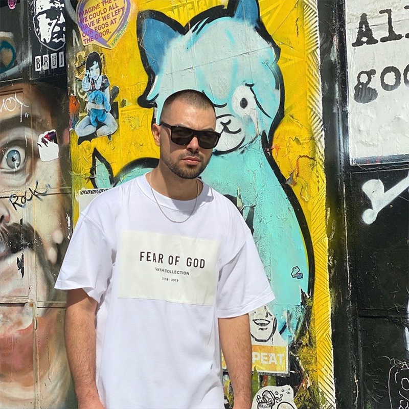 FEAR OF GOD FOG Season 6 main line chest ESSENTIALS FG patch LOGO T-shirt couple loose T-shirt