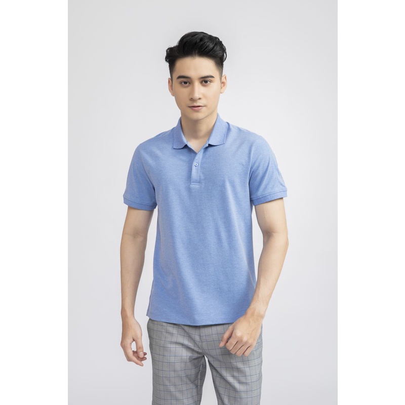 Áo thun polo nam Kwin KPS015S1 phông có cổ bẻ dáng regular fit suông vừa trơn mầu vải cotton cao cấp mềm mại