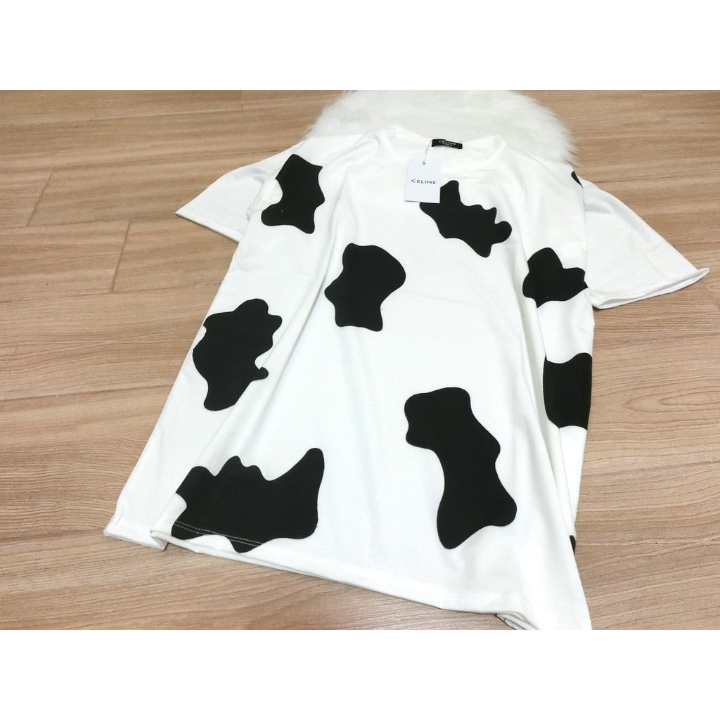 [Ảnh Thật shop chụp ] Áo thun nữ áo phông bò sữa unisex form rộng tay lỡ siêu hot