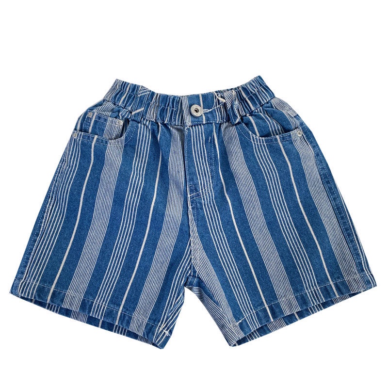 Quần Short Jean Thiết Kế Mới Kiểu Dáng Đơn Giản Thời Trang Mùa Hè Dành Cho Bé 0-7 Tuổi
