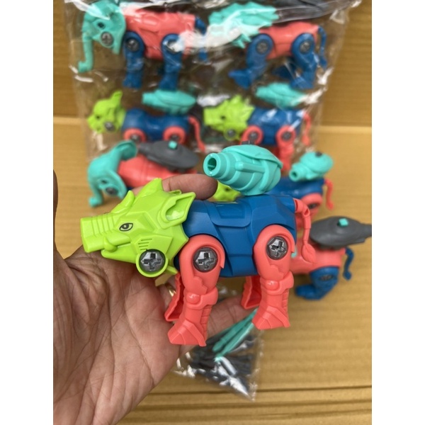 Set đồ chơi lắp ráp thú cho bé