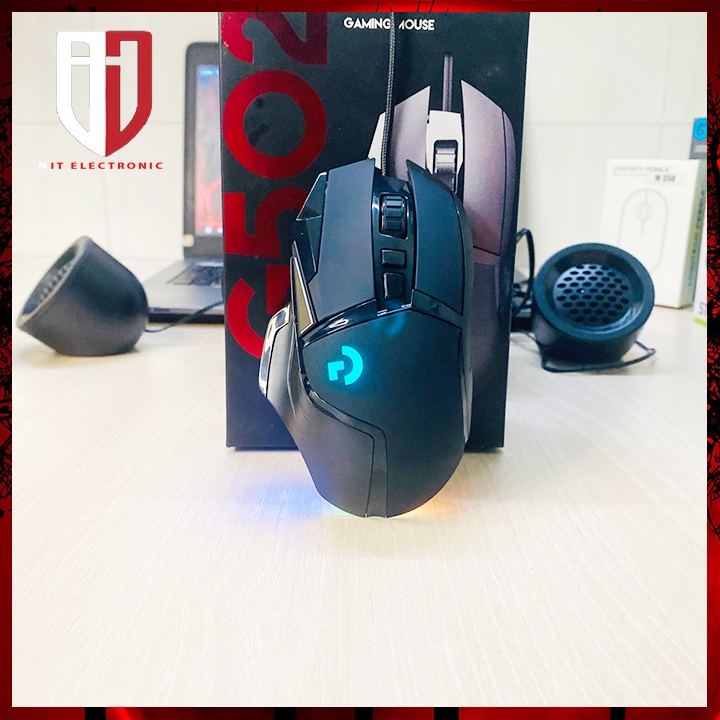 Chuột máy tính gaming có dây logitech G502 led RGB chuyên game cực đẹp mouse vi tinh laptop pc
