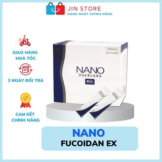Nano Fucoidan Ekisu Hộp 60 gói Nhật bản - Bột uống hỗ trợ điều trị ung thư Nano Fucoidan Extract cao cấp Nhật bản.