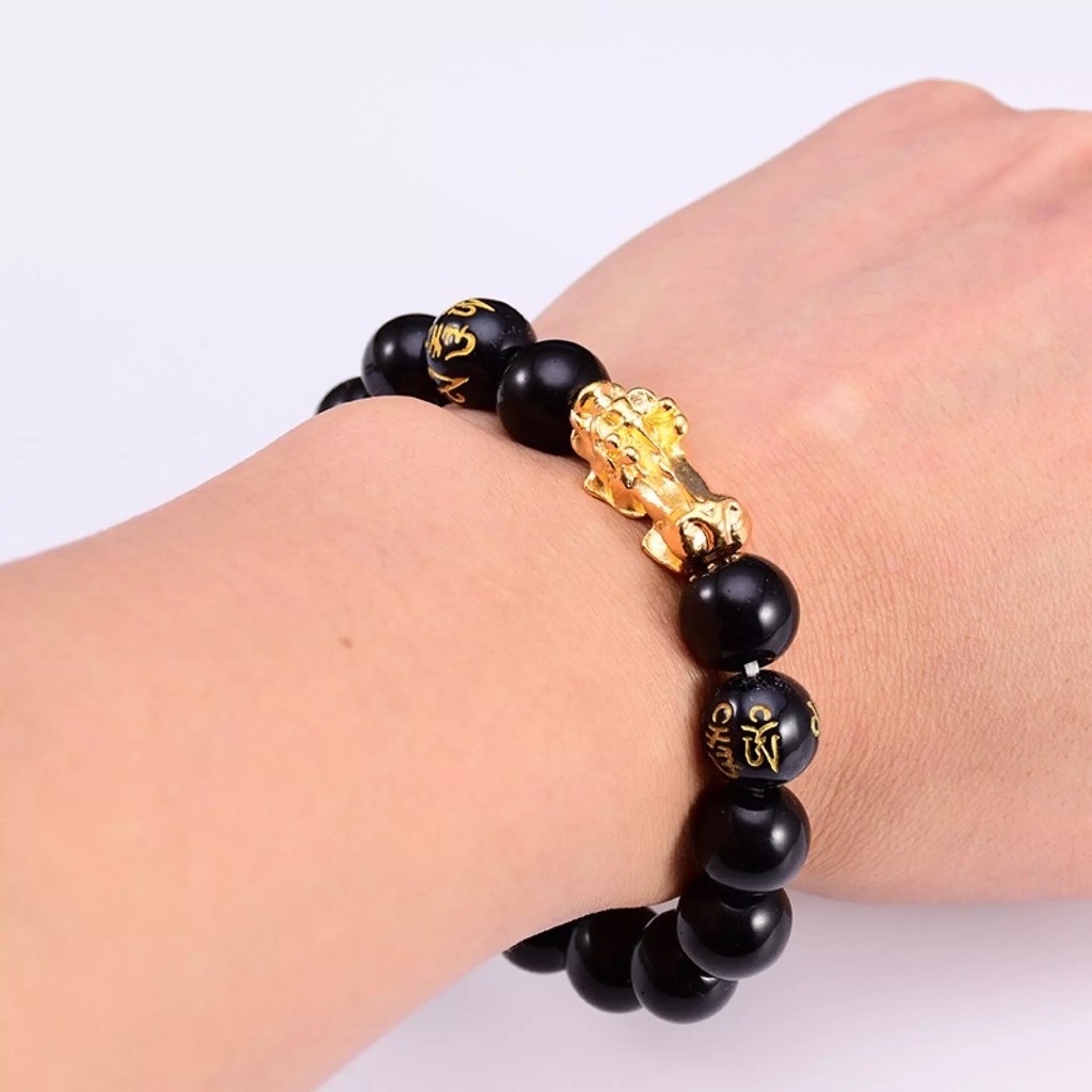 Vòng đeo tay chuỗi hạt hình tỳ hưu thời trang dàn cho cả nam và nữ